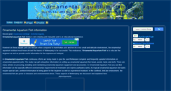 Desktop Screenshot of ornamental-fishes.com