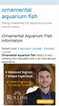 Mobile Screenshot of ornamental-fishes.com